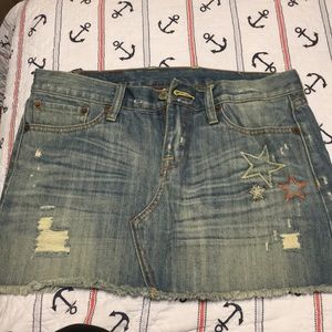 Women’s  Lucky Brand Jean skirt. Size 4 or 27